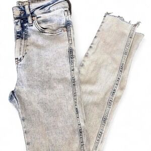 Retro Y2K 80's Free People acid Was Skinny Jeans Size 25